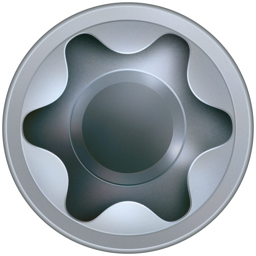 SPAX Schraube Schraube, Zylinderkopf, WIROX, TORX TX 30, Vollgewinde, (100 St)