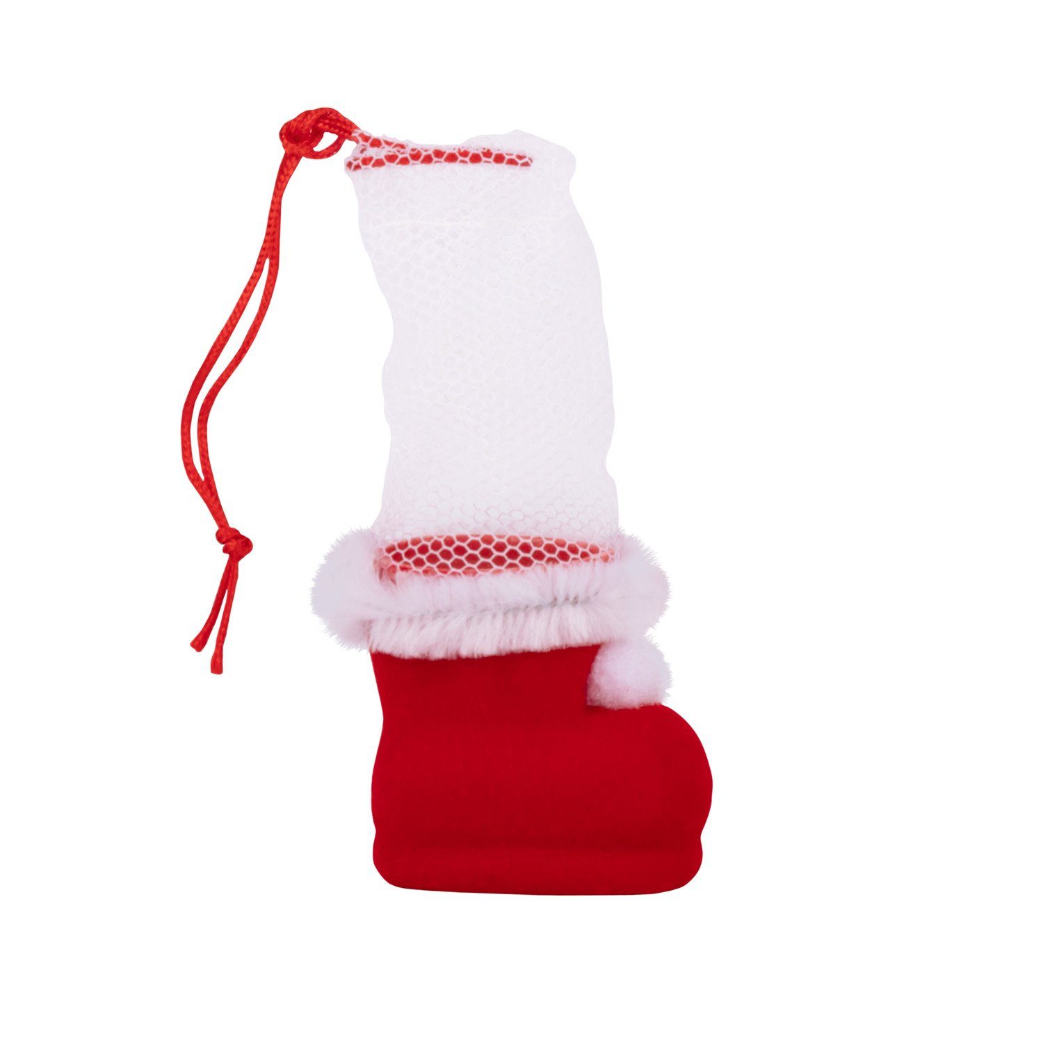 Idena Nikolausstiefel Idena Nikolausstiefel rot beflockt günstig online kaufen