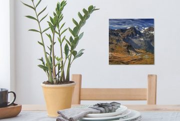 OneMillionCanvasses® Leinwandbild Der Weg zum höchsten Berg Österreichs, (1 St), Leinwand Bilder für Wohnzimmer Schlafzimmer