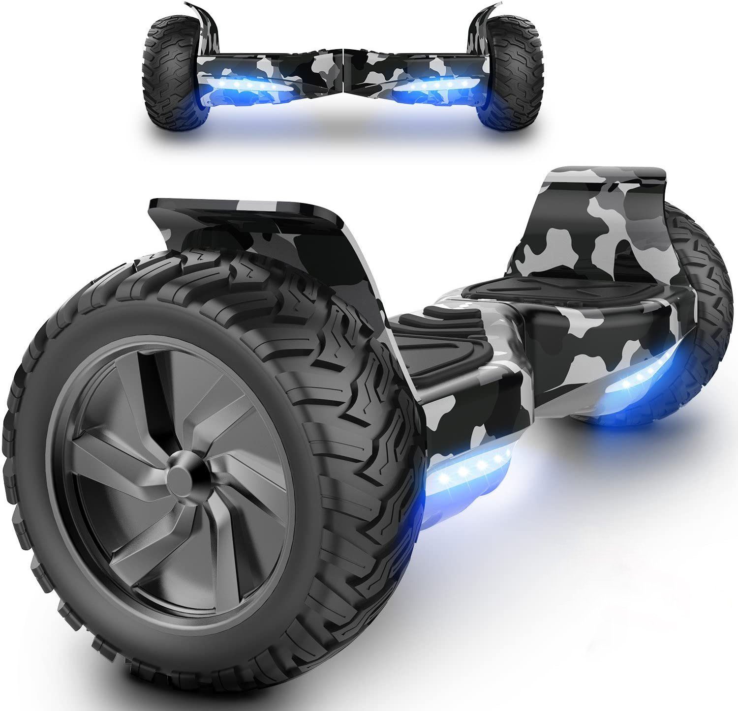 CITYSPORTS Balance Scooter, Hoverboard offroad mit LED bluetooth Geschenk