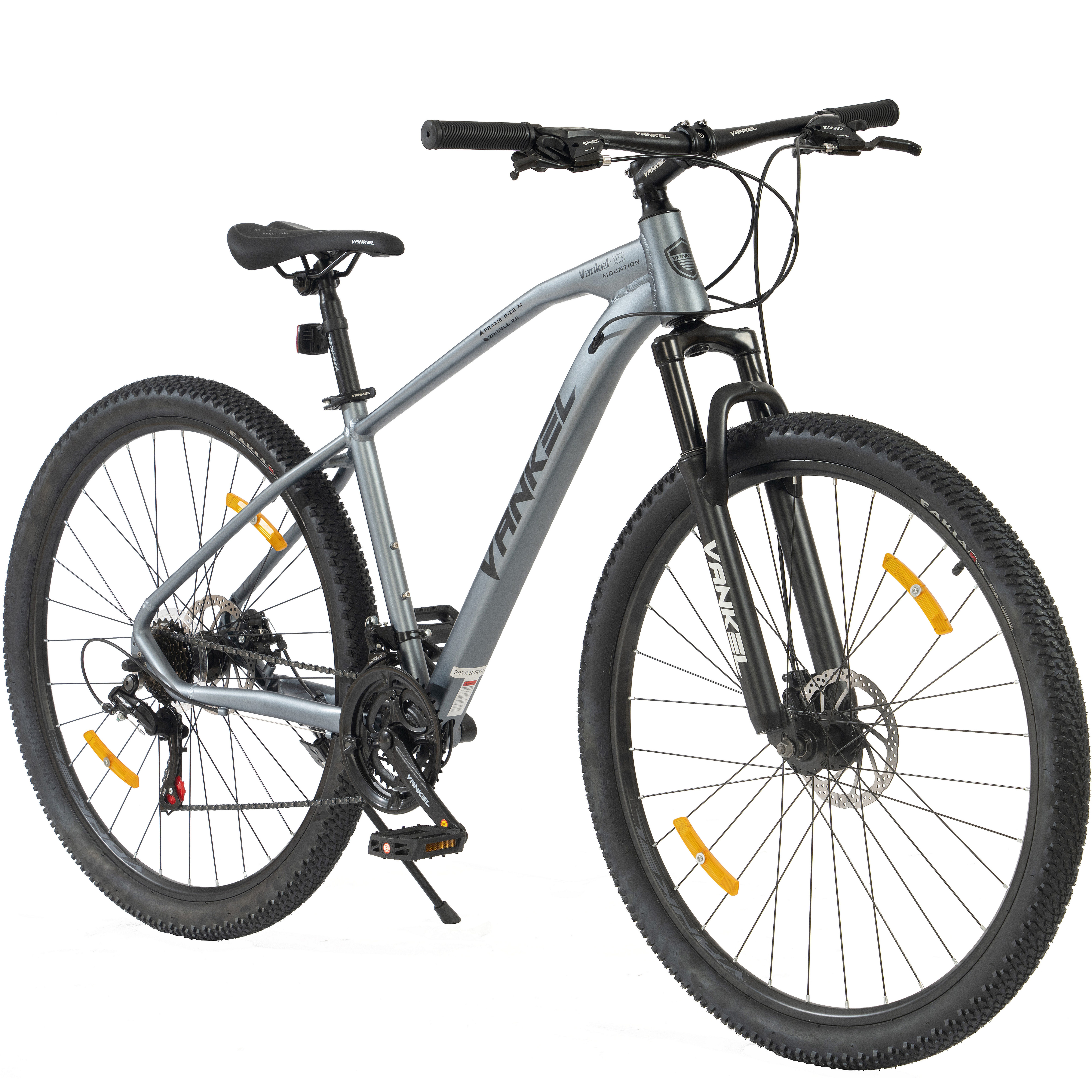 Vankel Mountainbike MTB 29 Zoll Fahrrad für Damen und Herren, Shimano 21 Gang, 21 Gang Shimano Shimano Tourney RD-TZ500 Schaltwerk, Kettenschaltung, Hardteil Fahrrad mit Doppel-Scheibenbremsen, für Damen Herren