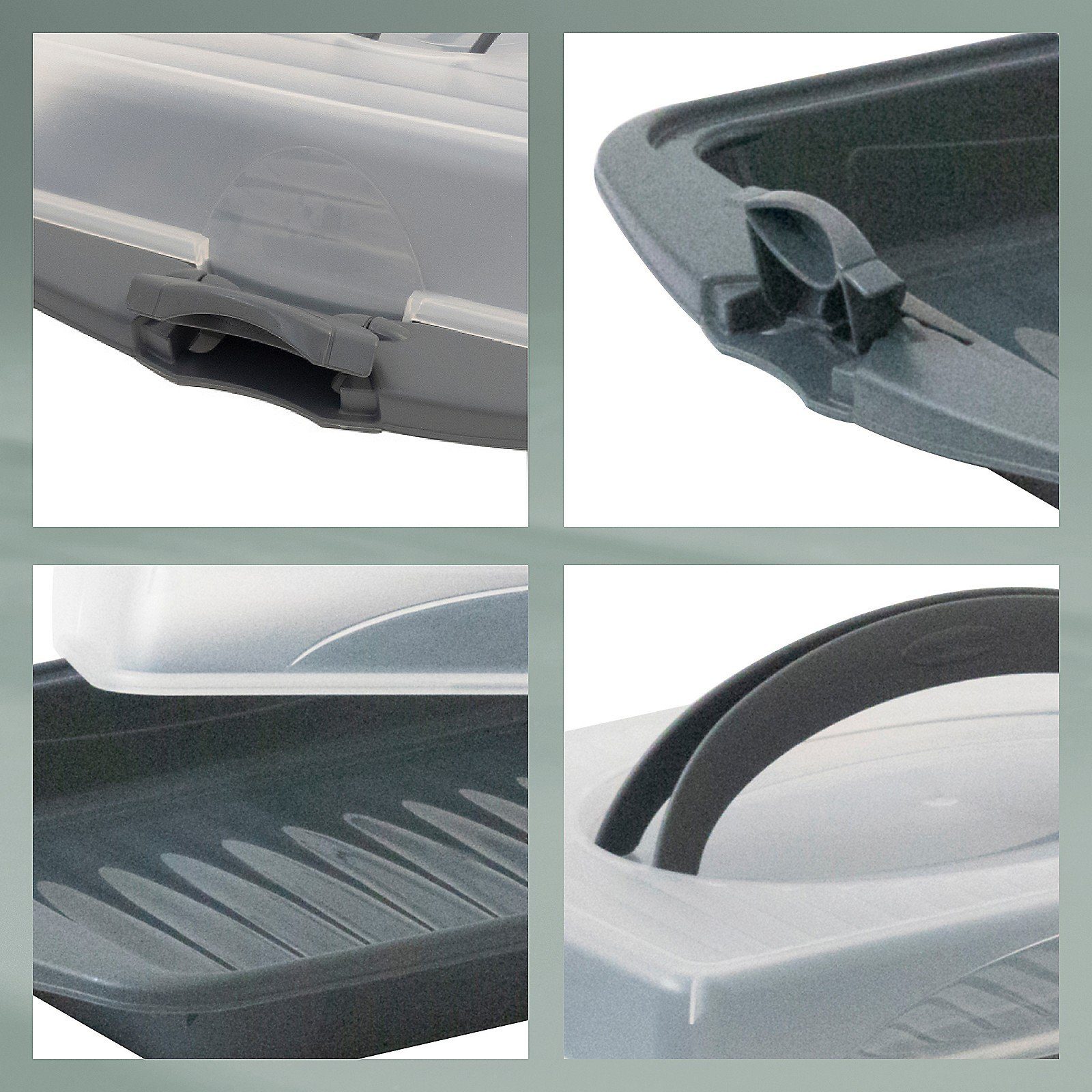 kela Kuchentransportbox Deli, PP-Kunststoff, Tragegriff, abnehmbarer Deckel – Bild 5 von 5