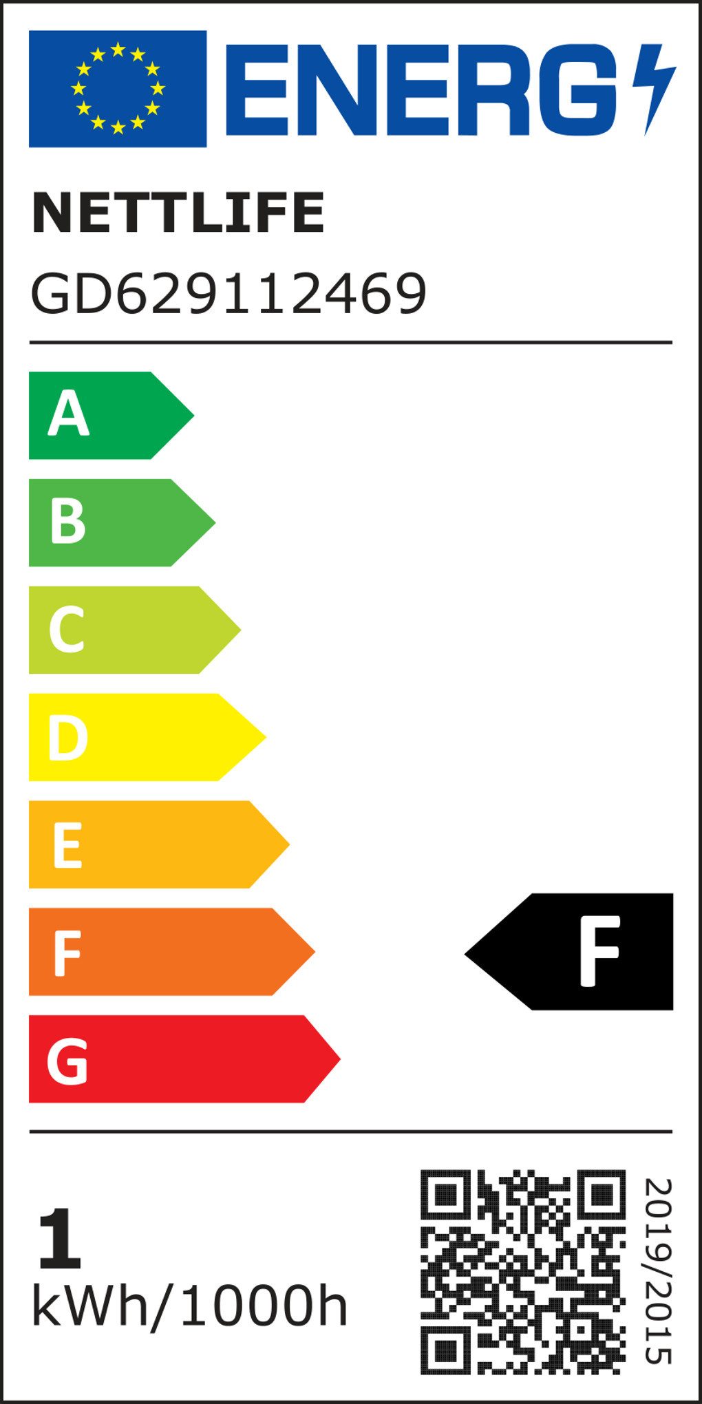 Energieeffizienzklasse: 