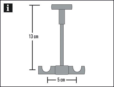 Memphis, edelstahlfarben (1-tlg), Ø GARDINIA, Serie Einzelprogramm für Deckenträger 16 mm Sichtschutz Memphis