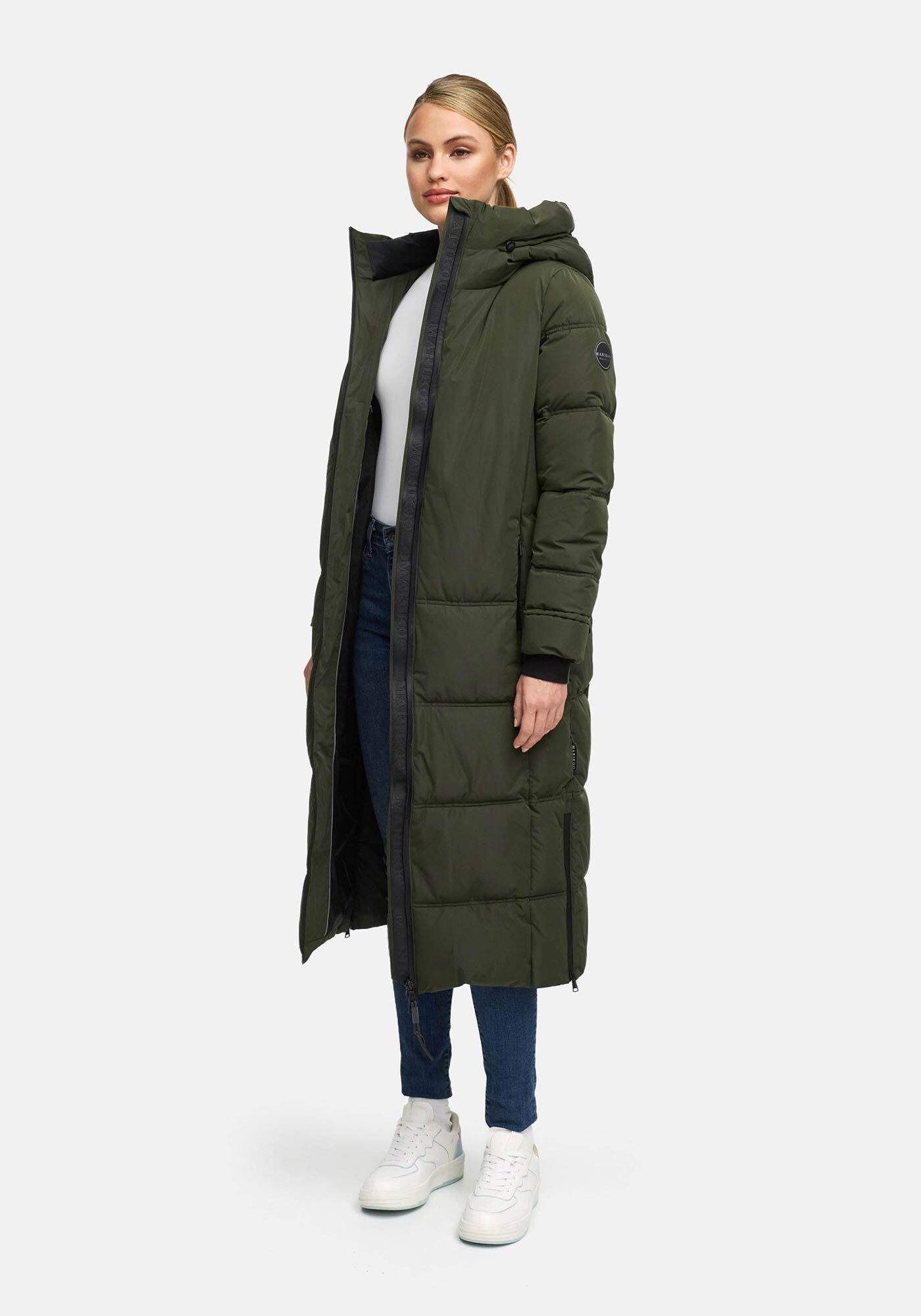 Marikoo Winterjacke Honiaa mit Seitenschlitzen für mehr Bewegungsfreiheit