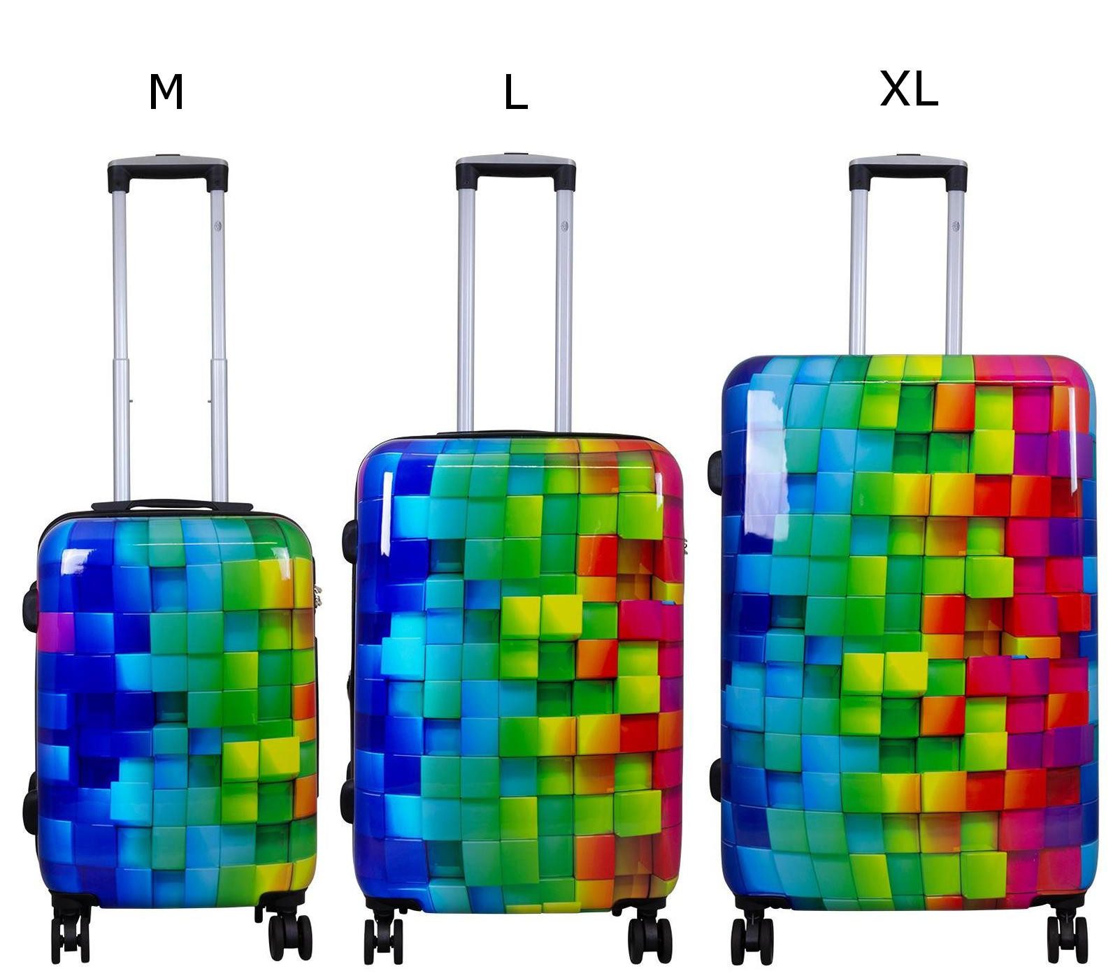 Warenhandel König Trolleyset Mosaik, 4 Rollen, günstig online kaufen