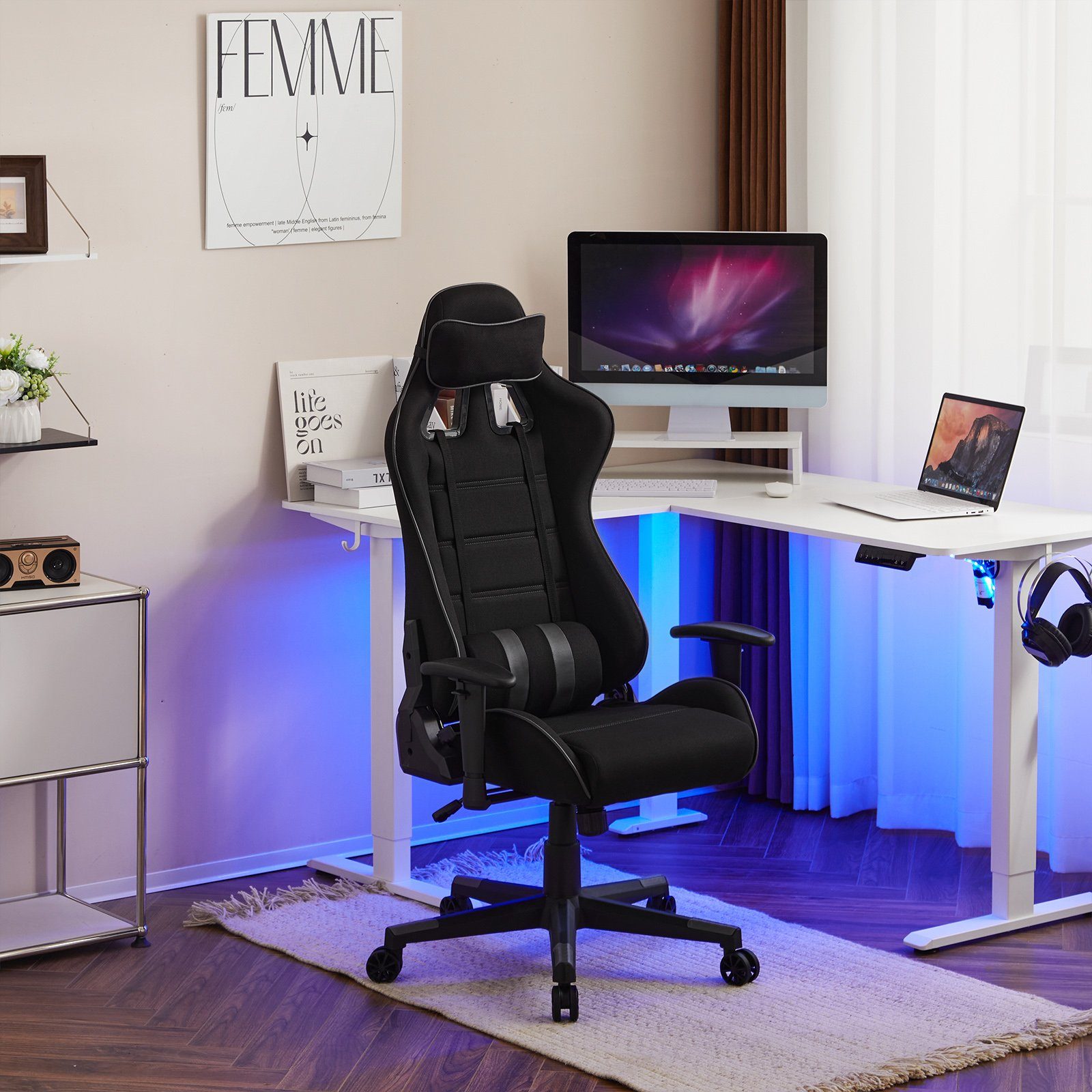 Woltu Gaming-Stuhl (1 St), Bürostuhl ergonomisch günstig online kaufen