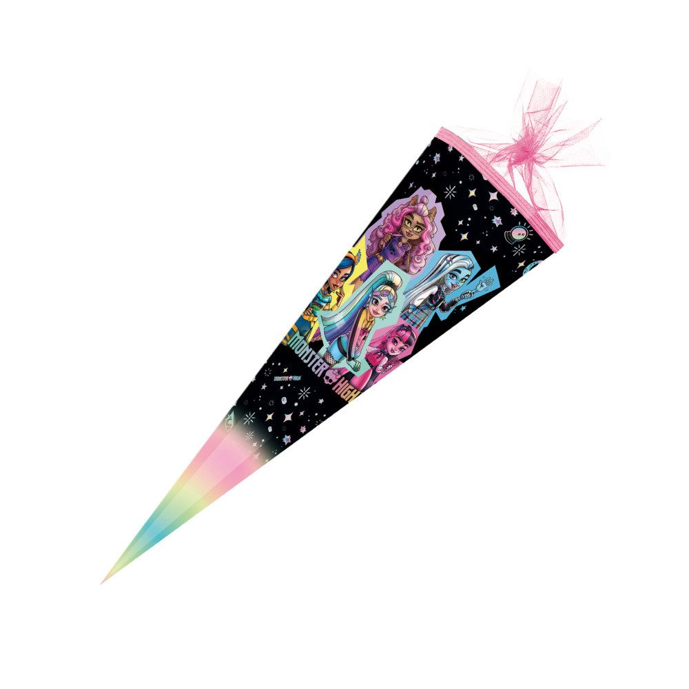 Nestler Schultüte Nestler Schultüte Monster High Best Boos Forever eckig mit Tüllverschl