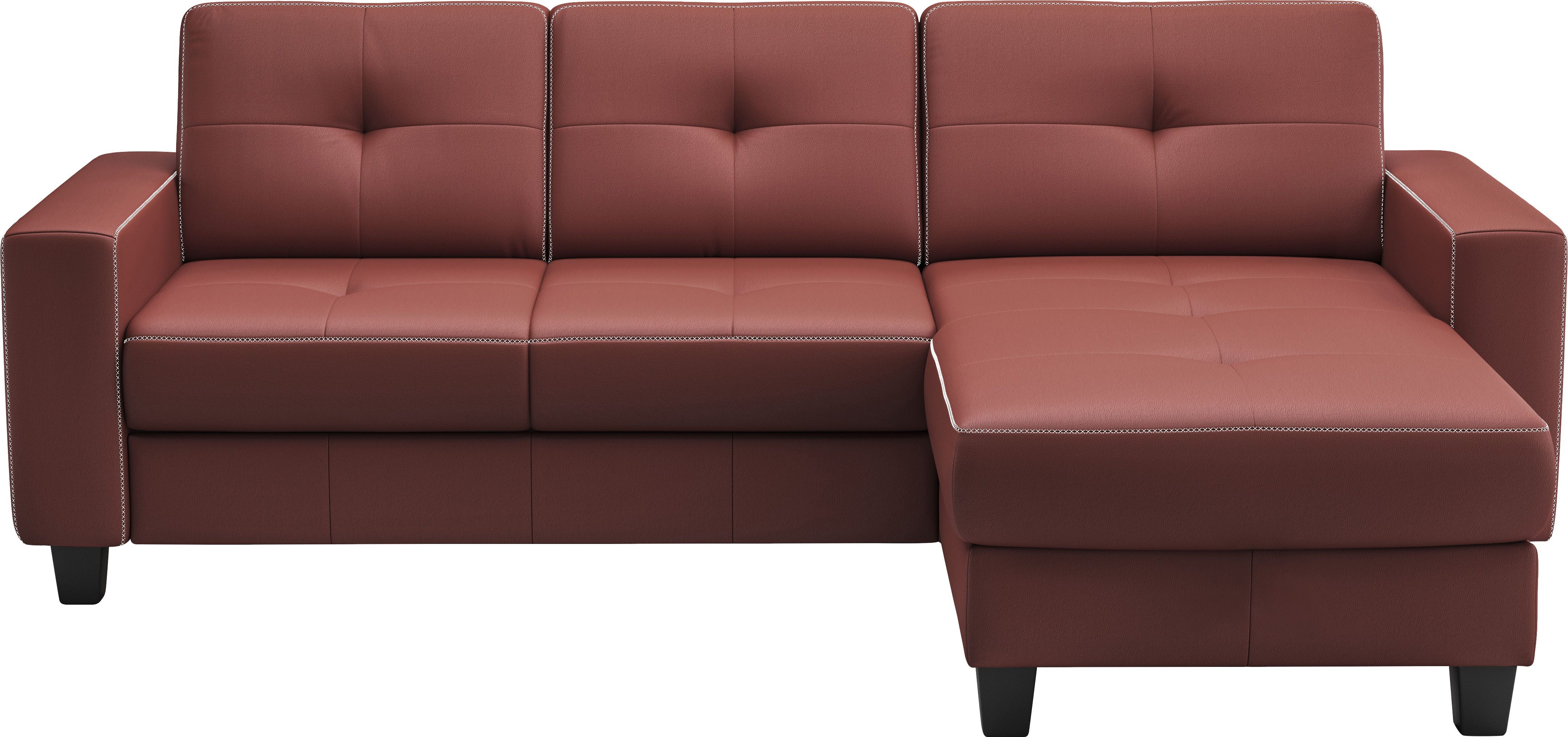 Home affaire Ecksofa Varese, wahlweise mit Bettfunktion und Bettkasten