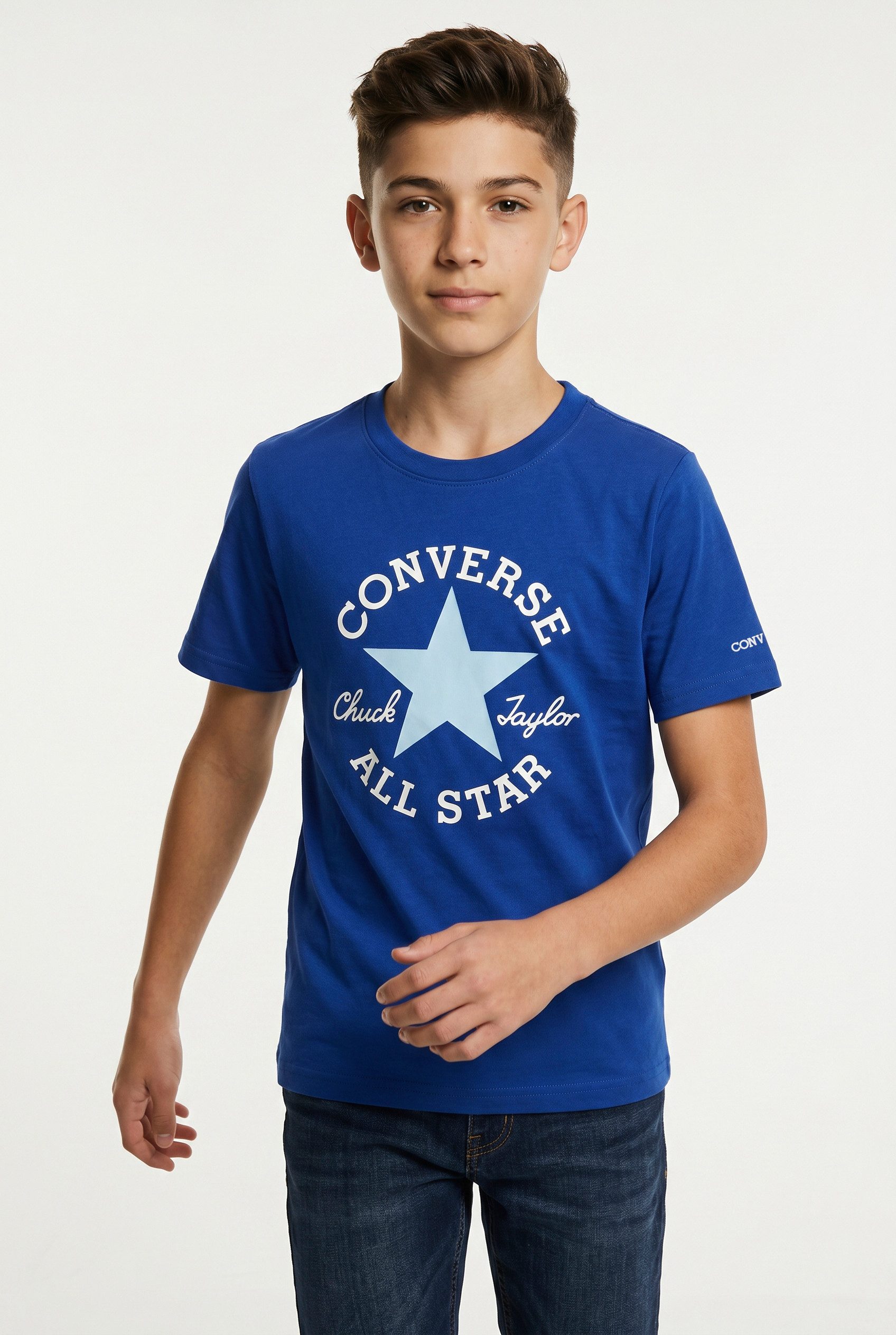 Converse T-Shirt CNVB DISSECTED CHUCK PATCH SS für Kinder, mit Rundhalsausschnitt, Kurzarm
