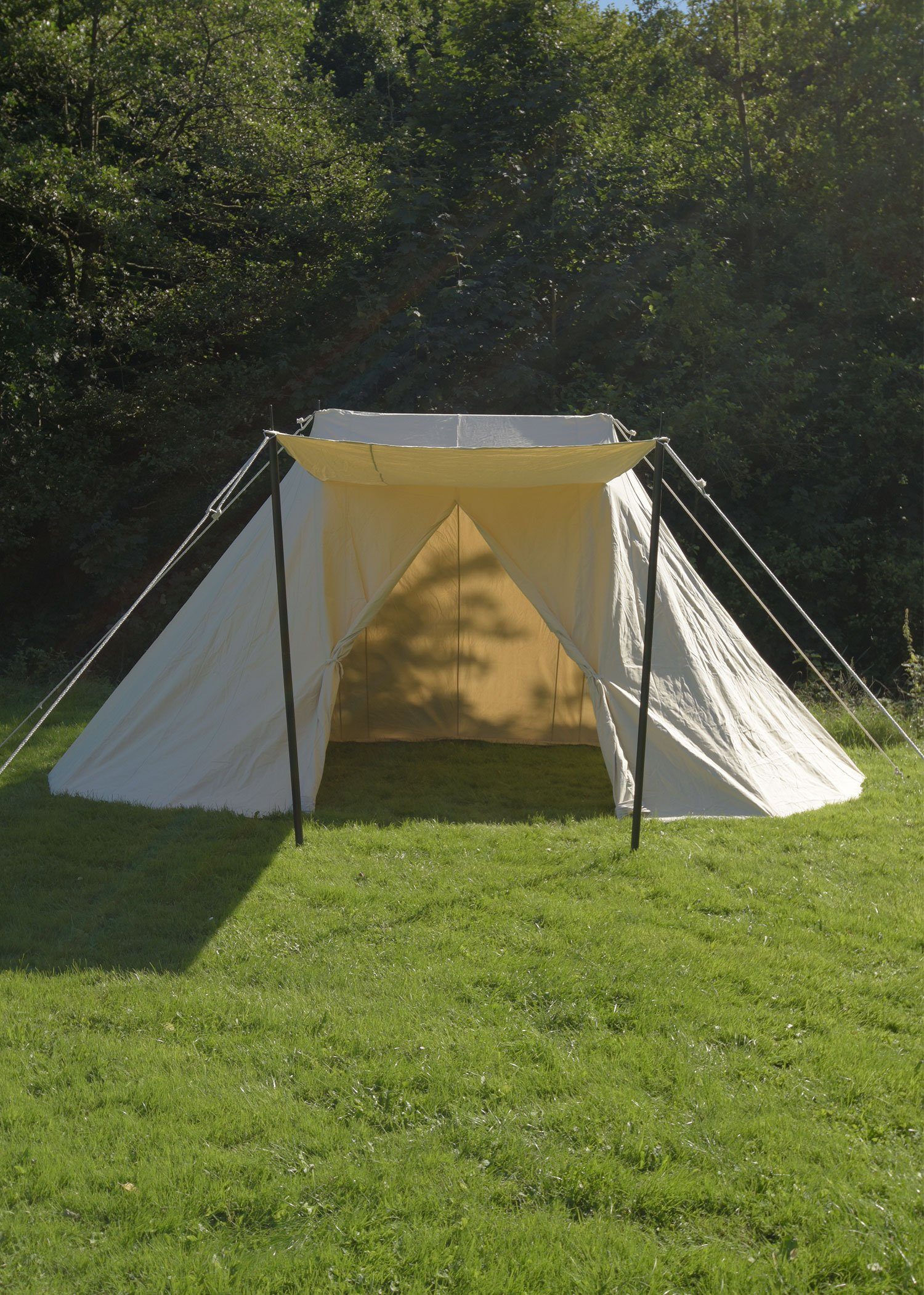 Battle Merchant Gruppenzelt Sachsenzelt Jorvik, 3 x 5 m, 340 gsm, naturfarben