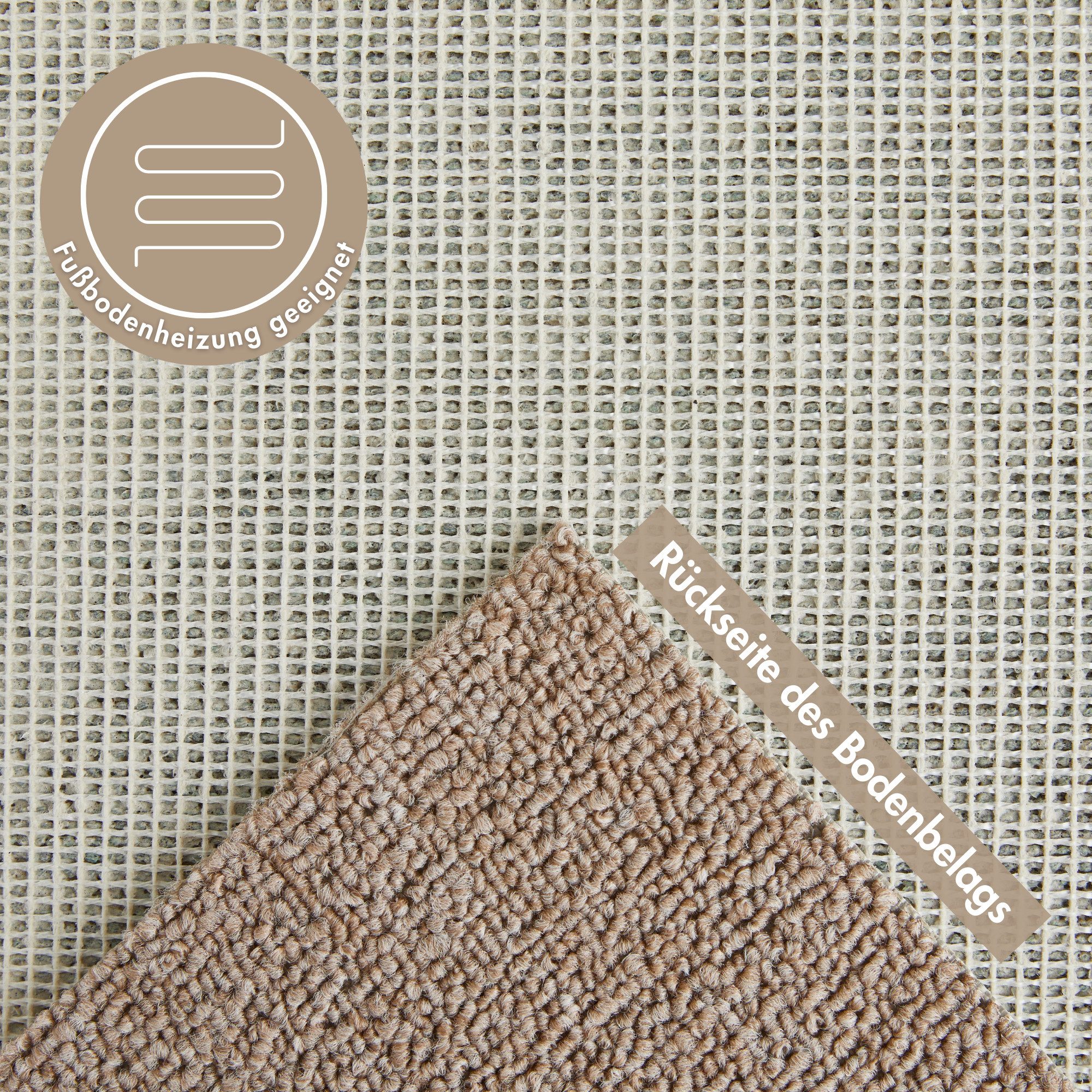 Andiamo Teppichboden Rambo, Feinschlinge, Gesamthöhe 4,5 mm, Luxusklasse LC1, rechteckig, meliert, Breite 400 cm oder 500 cm, strapazierfähig & pflegeleicht