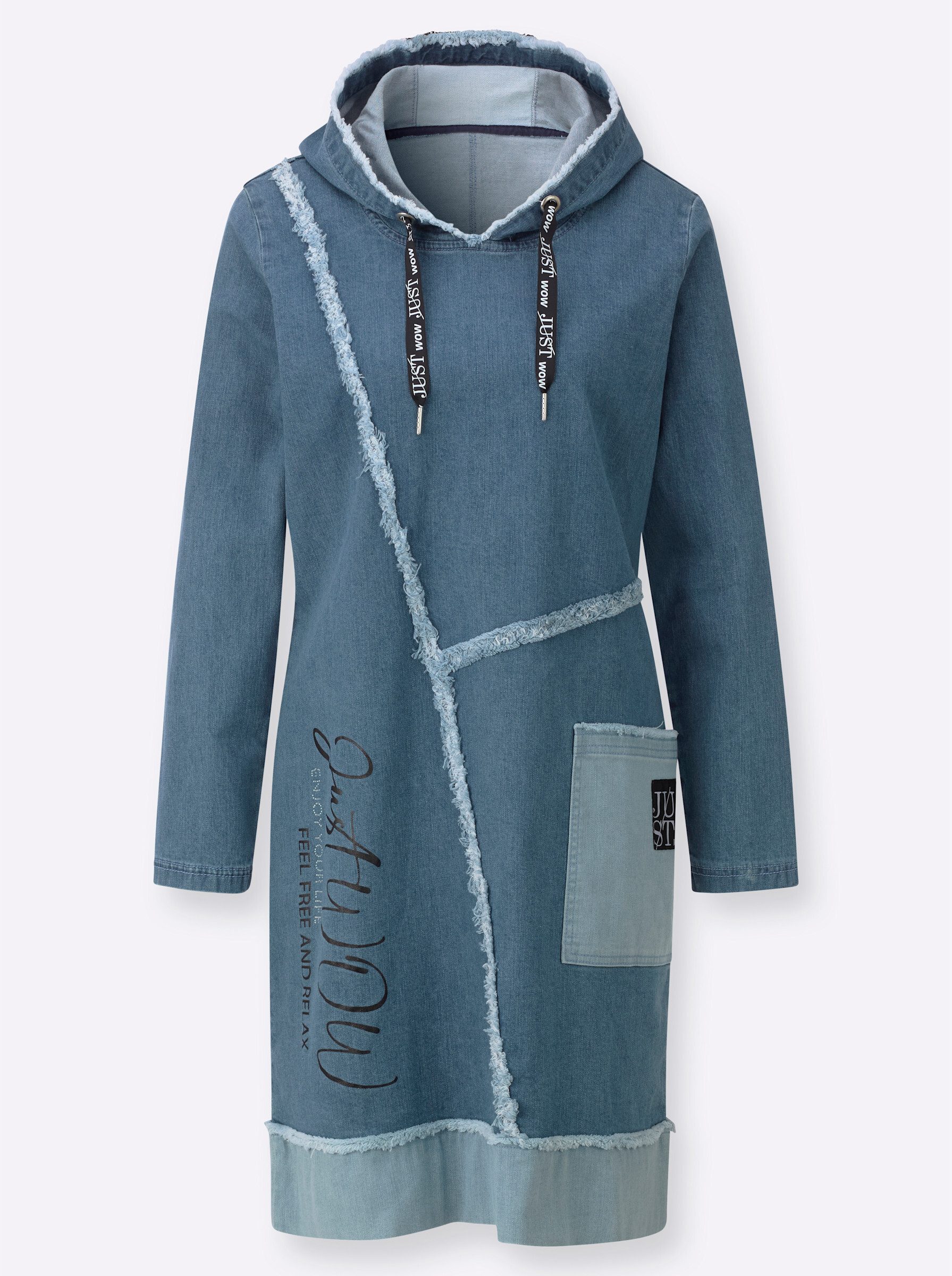 Witt Etuikleid Jeans-Kleid Langarm