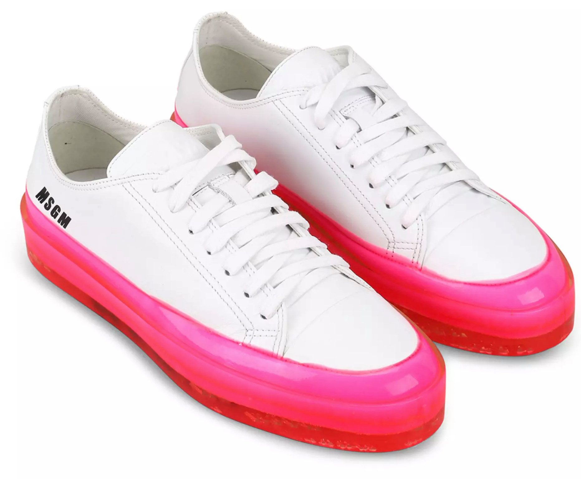 MSGM x RBRSL Floating Schuhe Soul Edition Made in Italy Sneaker Gepolstert, abriebfest, aus hochwertigem Leder