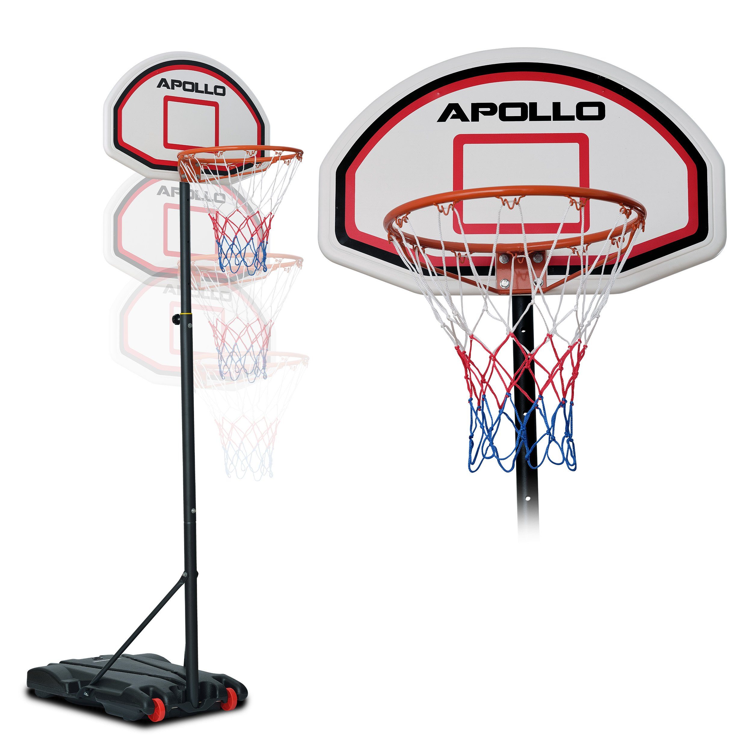 Basketballständer Basketballkorb Outdoor Korb Set mit Ständer und Rollen