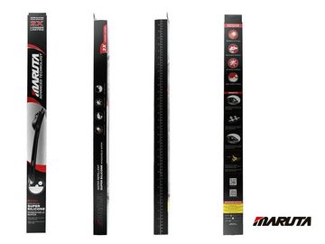 MARUTA Scheibenwischblätter FLAT WIPER SILICONE - Cross Platform, (2-St., Scheibenwischer SET 600 mm / 450 mm für Frontscheibe, Aero-dynamik)