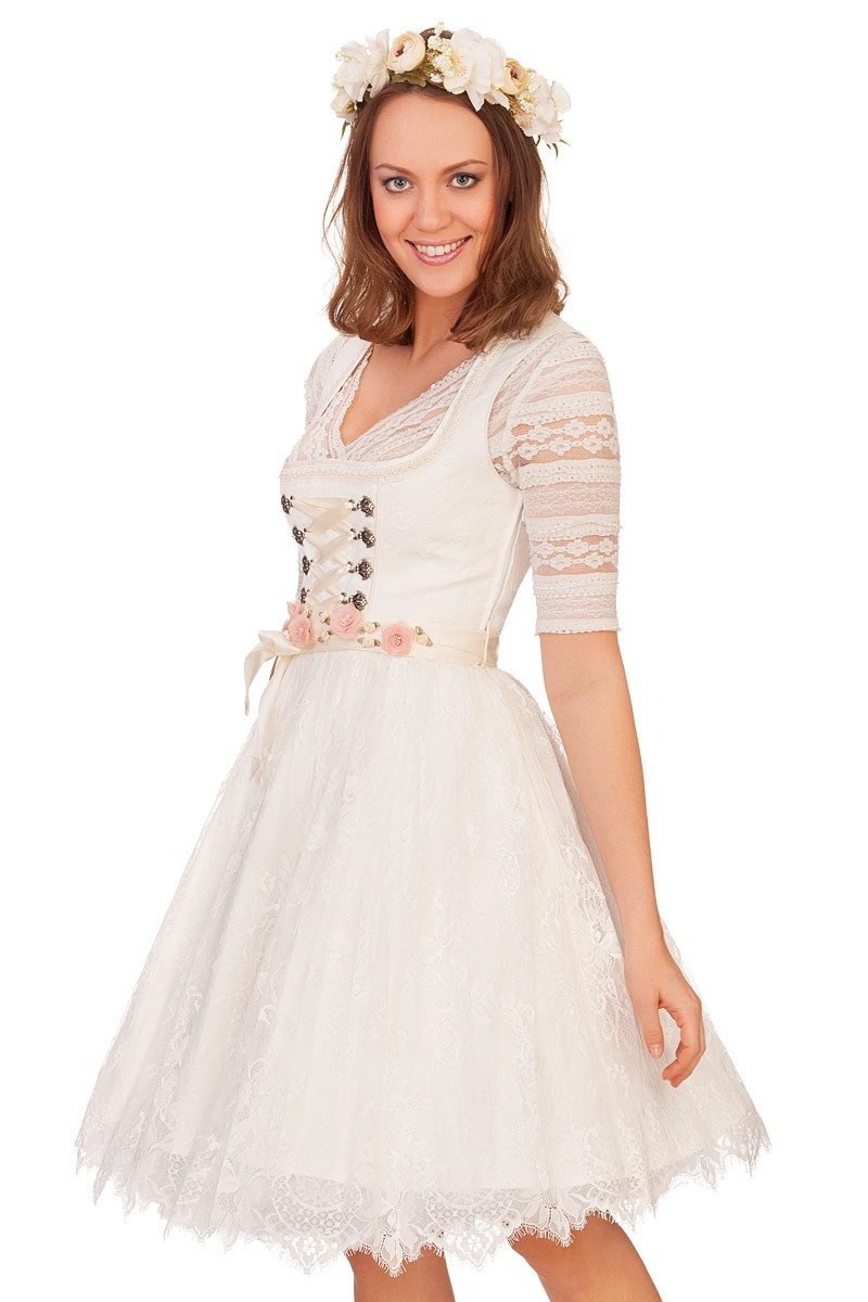 Dirndl Midi Dirndl 2tlg. - SAMIRA - ecru