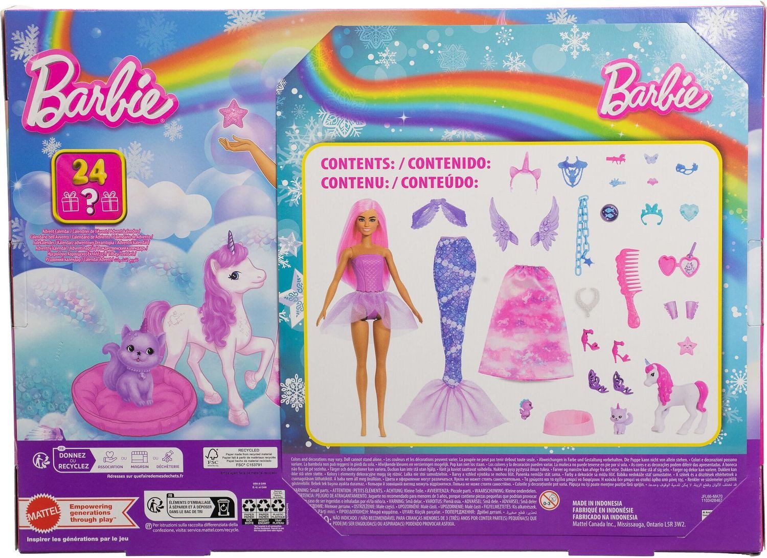 Mattel® Spielzeug-Adventskalender Adventskalender (Barbie Fairystyle, 1-tlg günstig online kaufen