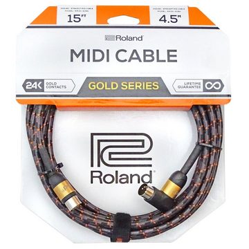 Roland Audio Roland RMIDI-G15A 4,5m MIDI-Kabel Audio-Adapter Midi zu Midi