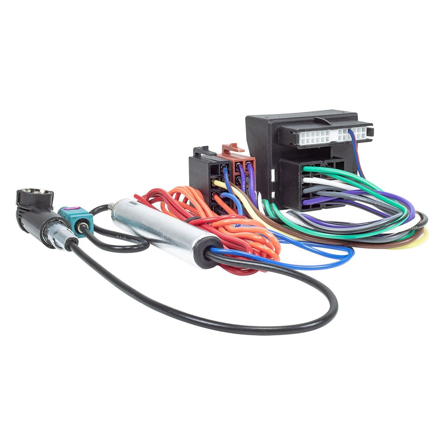tomzz Audio Radio Adapter Kabel passt für Opel ab 2003 Quadlock auf ISO + Antennen KFZ-Adapter