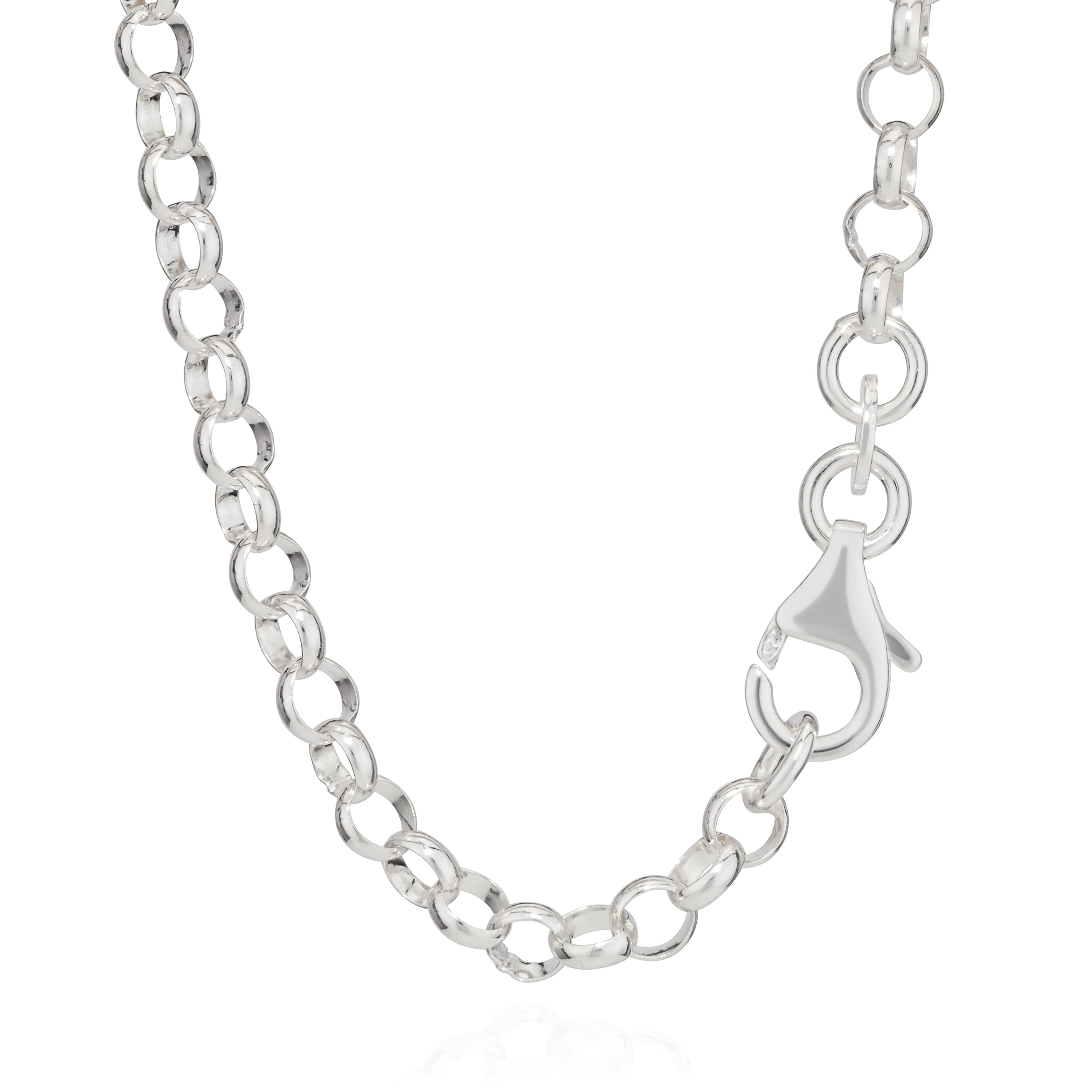 Silberkette 925 Sterlingsilber Erbskette Für Anhänger Silberke