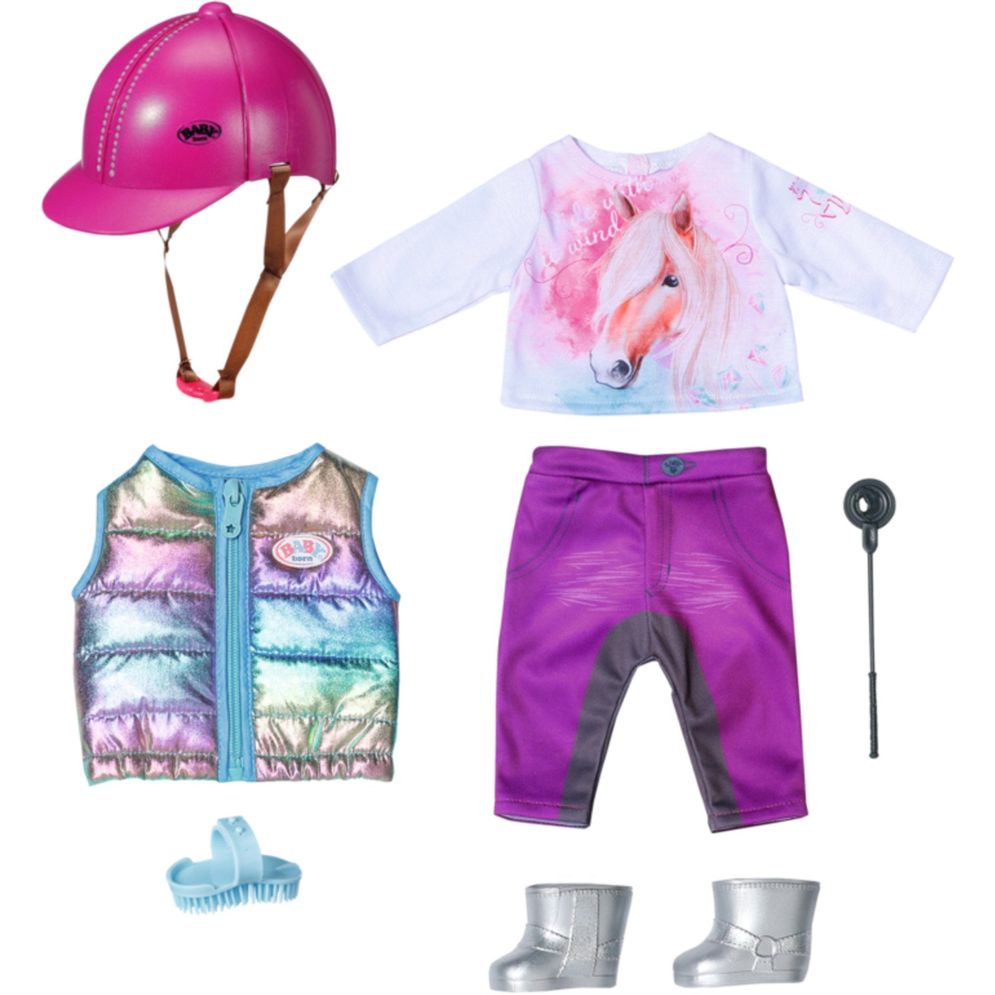 Zapf Creation® Babypuppe ZAPF Creation BABY born® Deluxe Reiter-Outfit