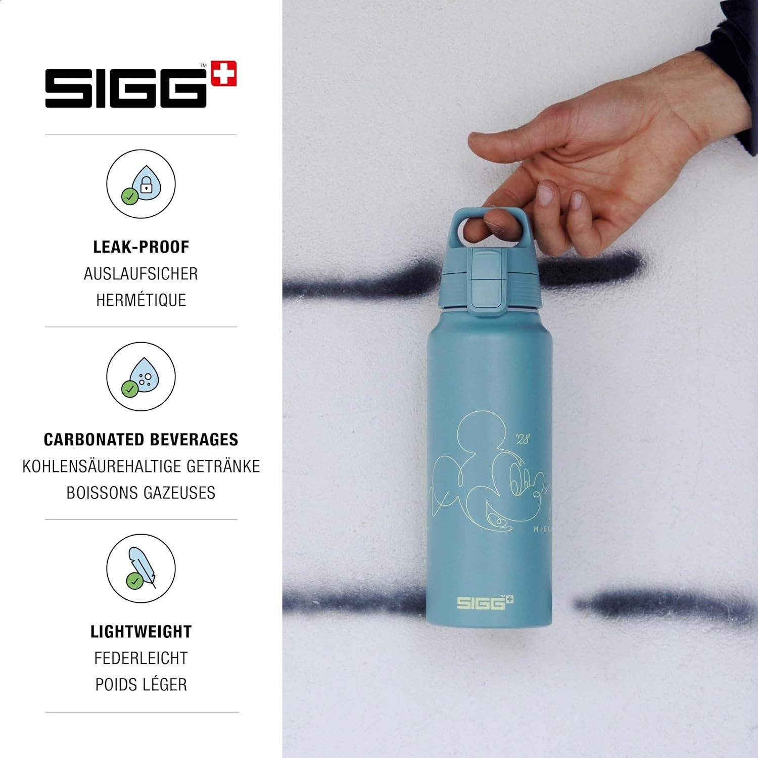 Sigg Isolierflasche WMB One Mickey Mouse line 1,0 l