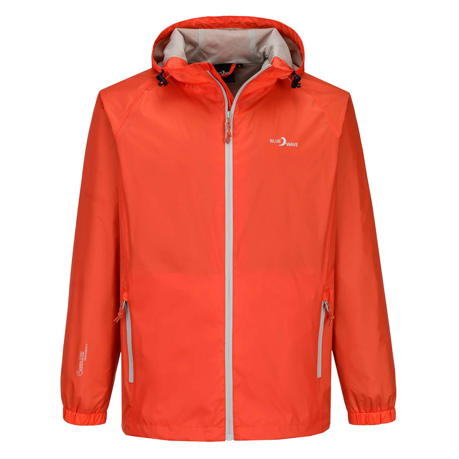 Blue Wave Funktionsjacke Fabian Herren Regenjacke - Wander- & Fahrradjacke inklusive Packsack Wasserdicht, Winddicht, Atmungsaktiv, Verschweißte Nähte, Mesh-Futter