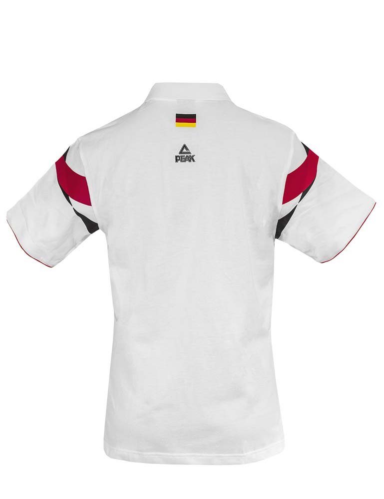 weiß sportlichen Poloshirt im Deutschland Design PEAK