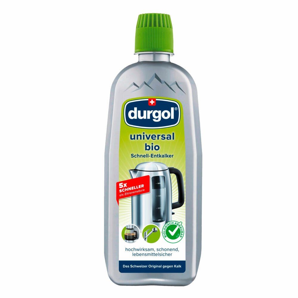 Durgol Ökolog. Schnellentkalker Flüssigentkalker, Frei von Duft, Farb