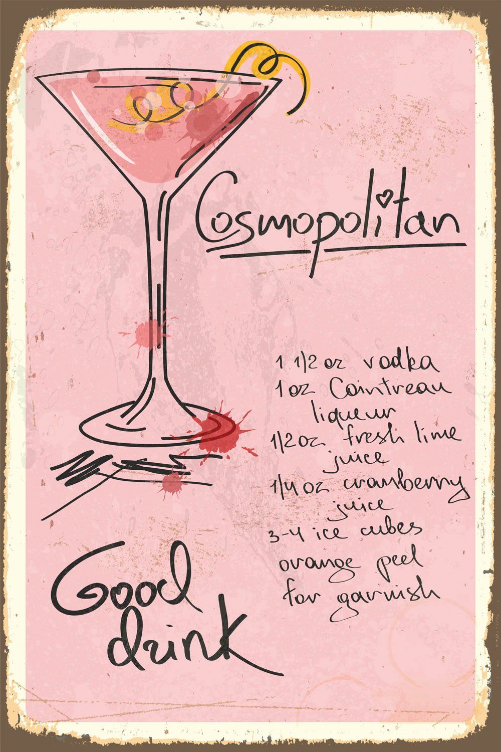 Metallbild Cosmopolitan