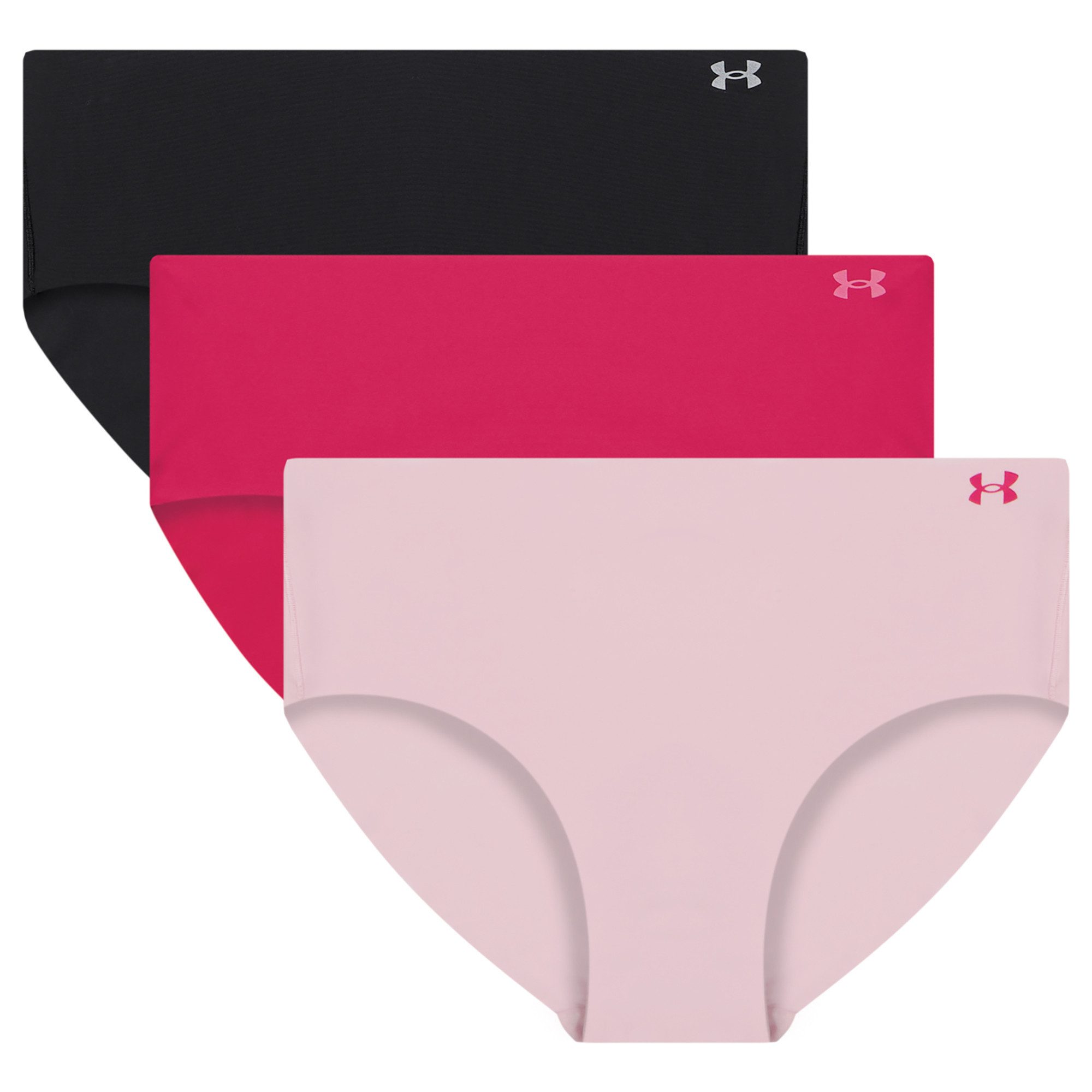 Under Armour® Slip Under Armour Damen Slips PURE STRETCH HIPSTER-SOLID 3 Pack UUSHJ155