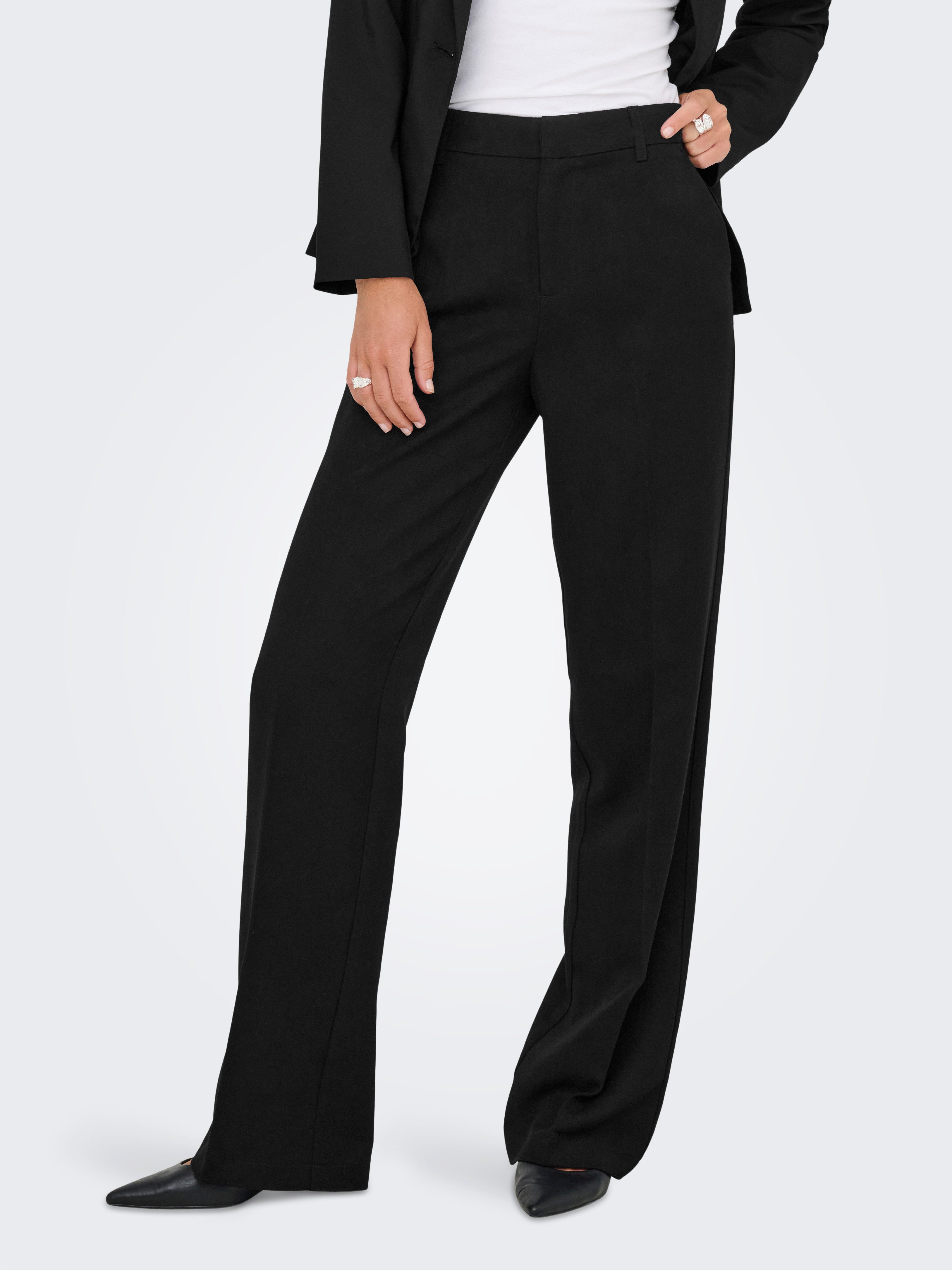 ONLY Anzughose ONLHATTIE-LANA HW W MEL PANT TLR NOOS Materialmix günstig online kaufen