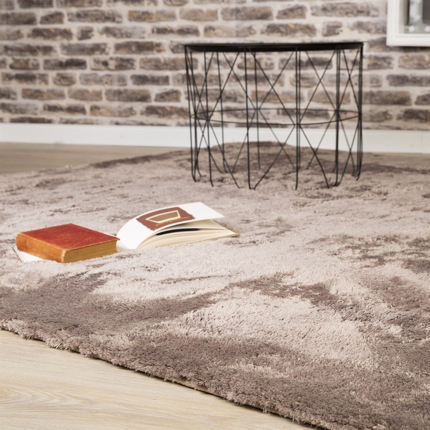 Teppich Boss Hochflor-Teppich Hochflor Teppich Cora 500 - Taupe, rechteckig, Höhe: 30 mm