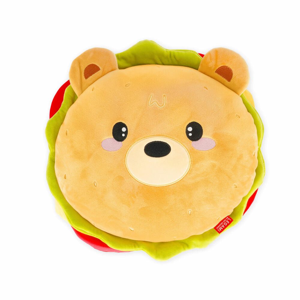 Legami Dekokissen Pillow Super Soft Teddy Bear Hamburger