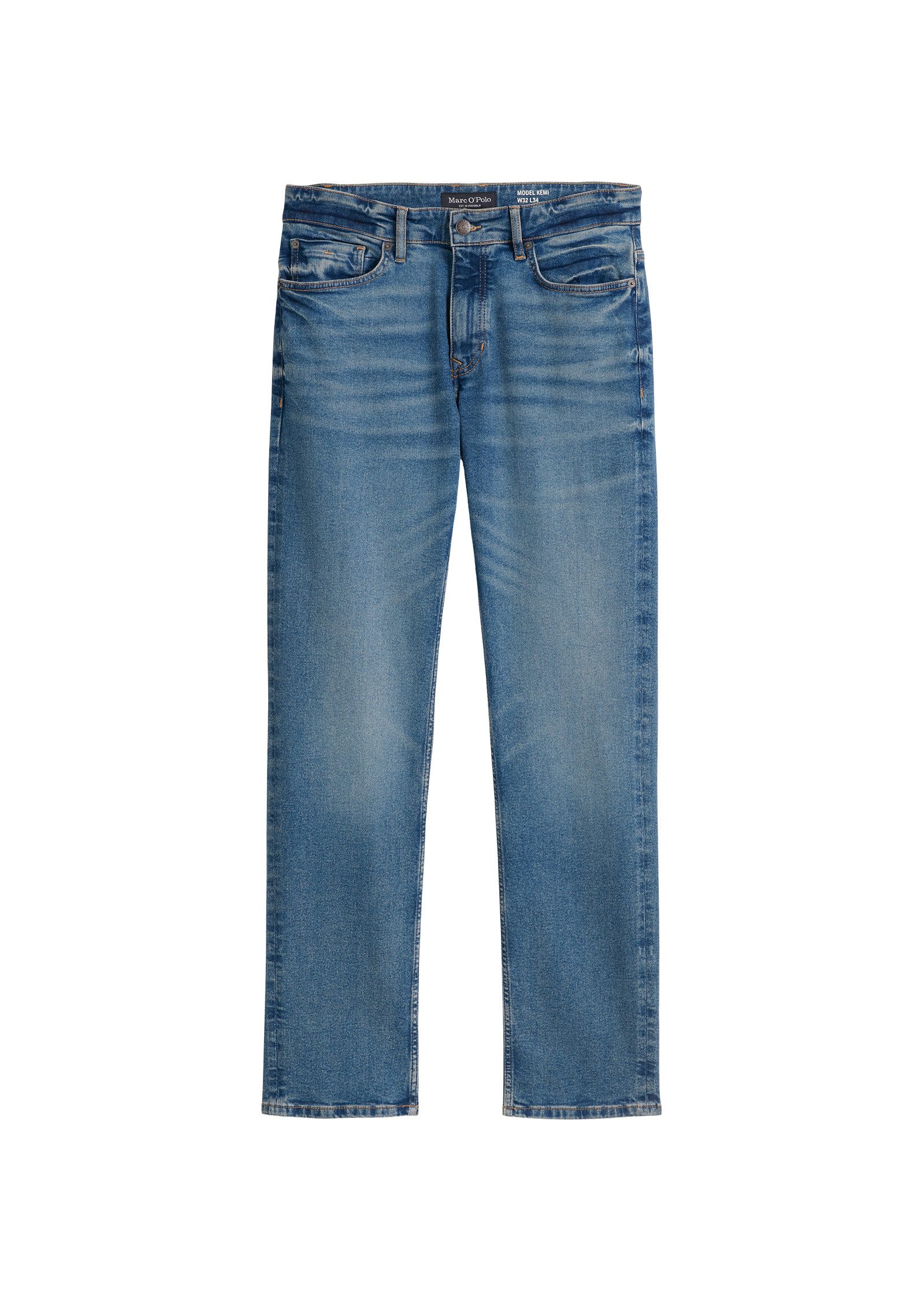 Marc O'Polo Regular-fit-Jeans aus Bio-Baumwolle-Mix