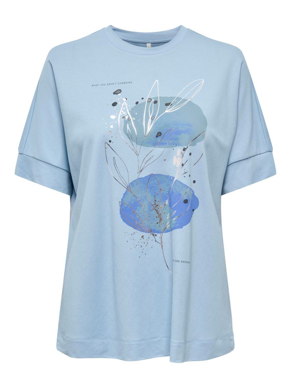 ONLY Kurzarmshirt ONLJANY S/S O-NECK PRINT TOP BOX JRS Viskosemischung, reg günstig online kaufen