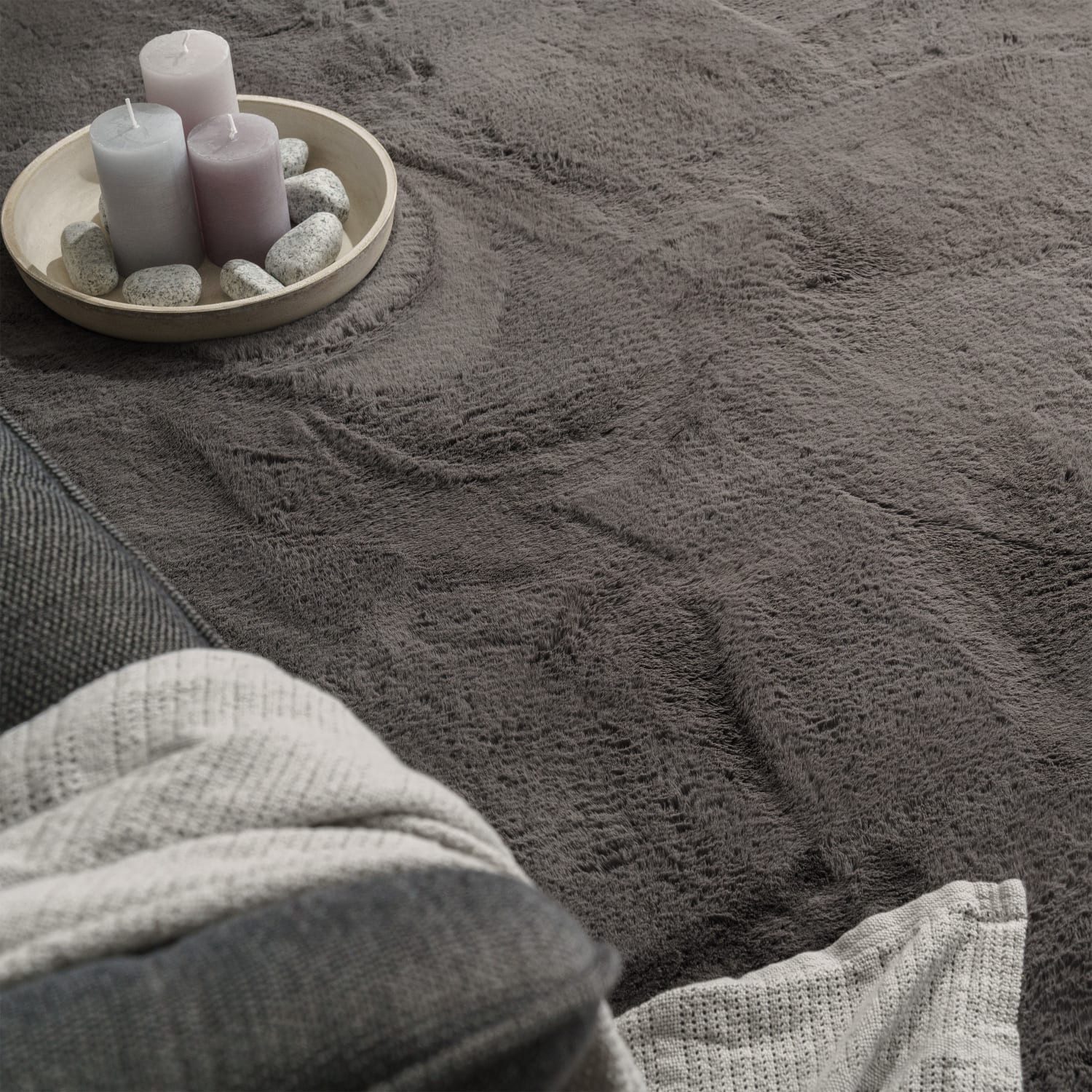 TT Home Teppich, Rechteckig, Höhe: 39 mm, Wohnzimmer Hochflor Teppich Langf günstig online kaufen