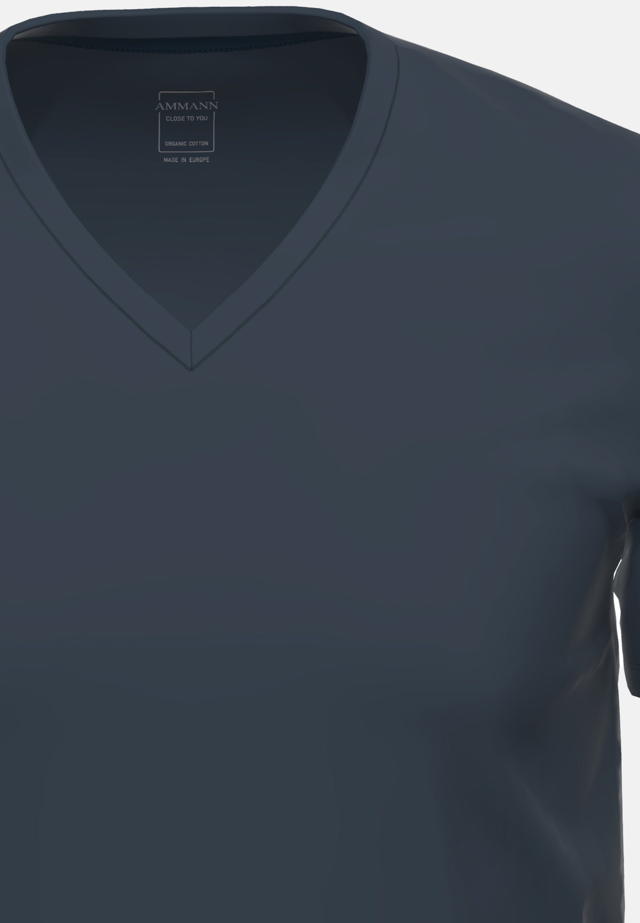 Ammann Unterhemd Close to you (1-St) Unterhemd / Shirt Kurzarm - Baumwolle - Atmungsaktiv