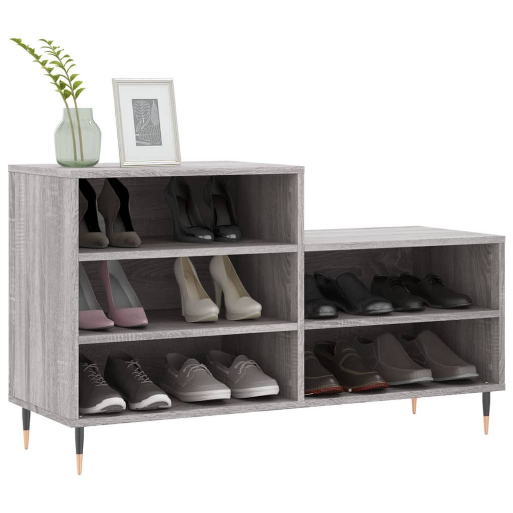 vidaXL Schuhregal Schuhregal Grau Sonoma 102x36x60 günstig online kaufen