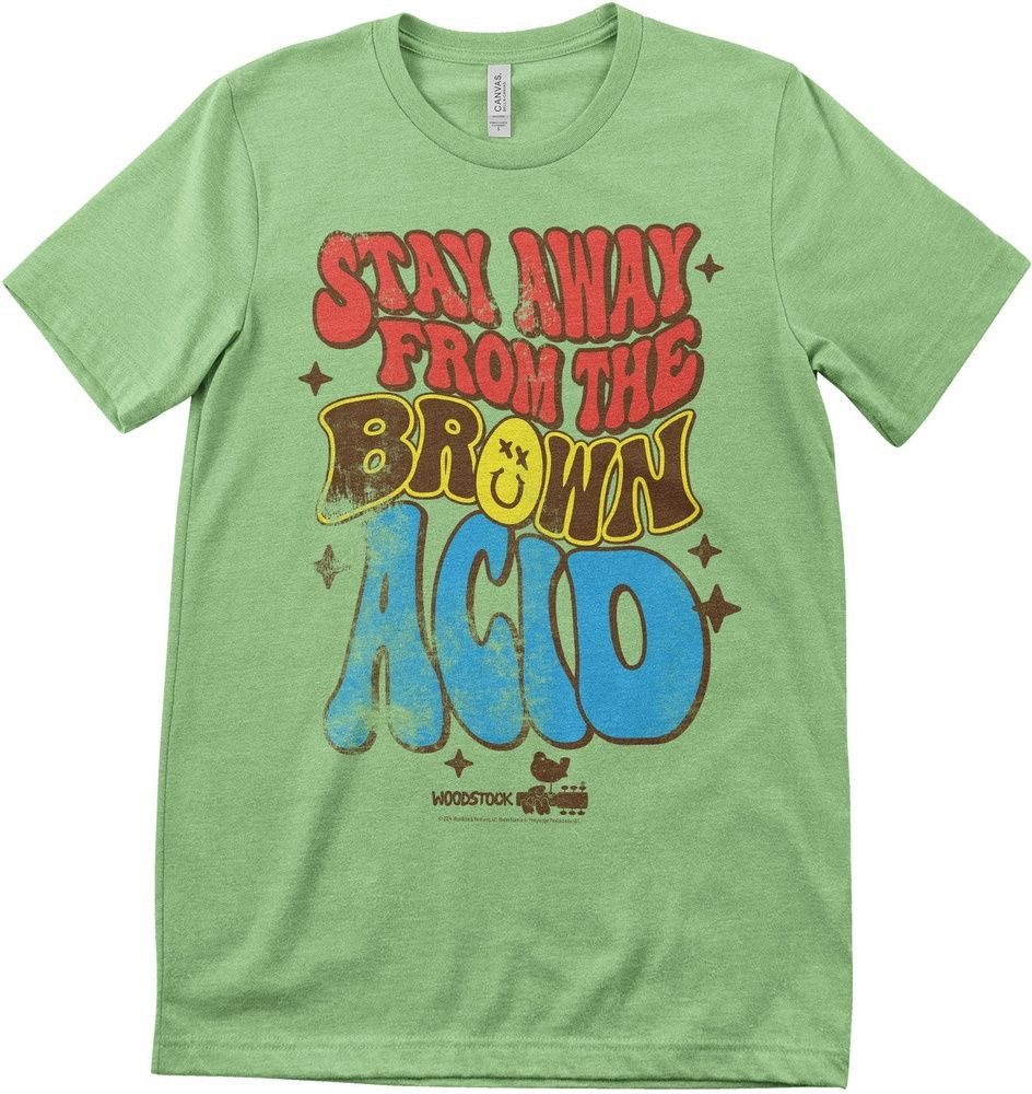 Woodstock T-Shirt Stay Away From The Brown Acid T-Shirt