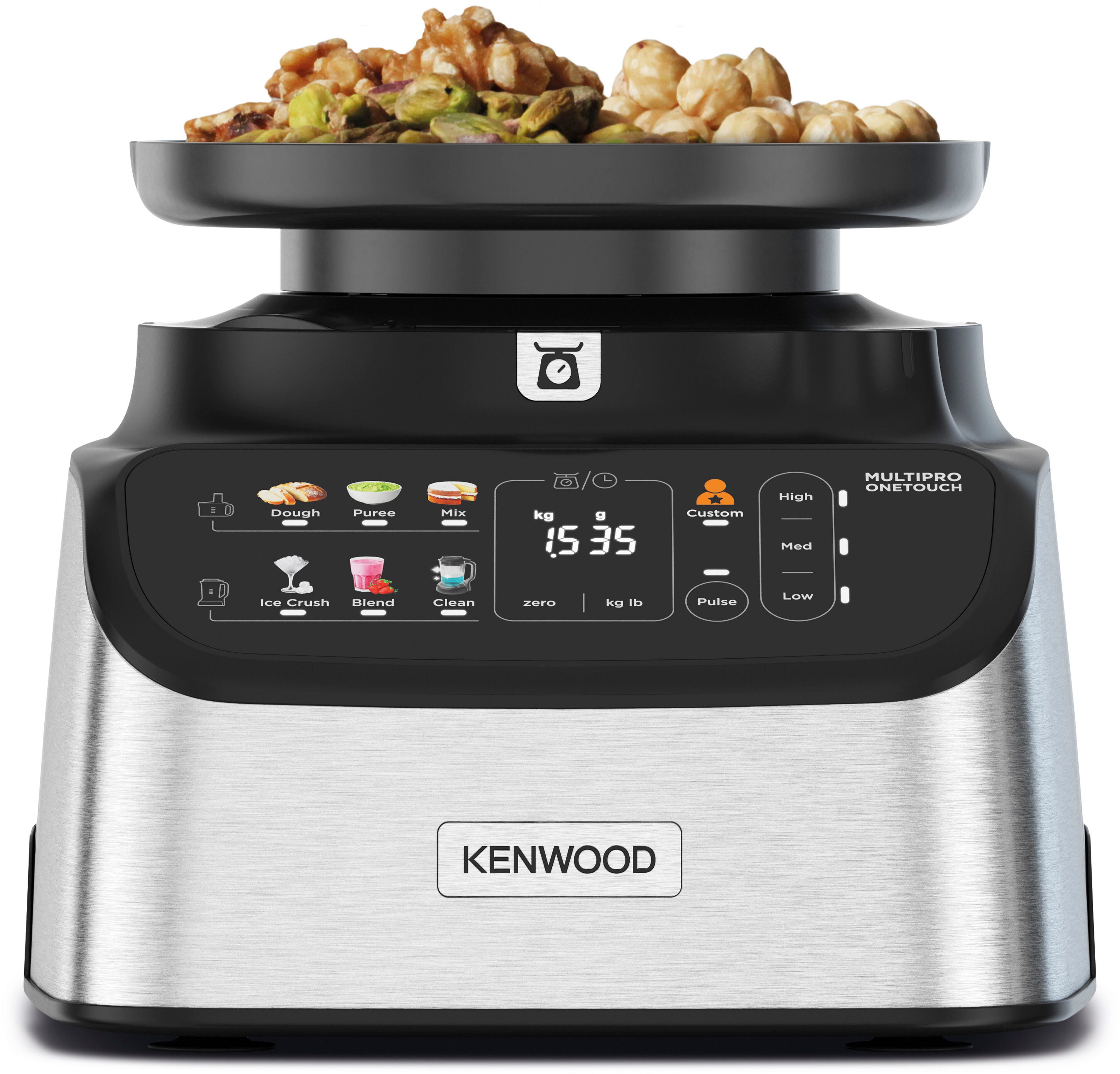 KENWOOD Kompakt-Küchenmaschine MultiPro OneTouch FDM73.480SS schwarz, 1000 W – Bild 4 von 5