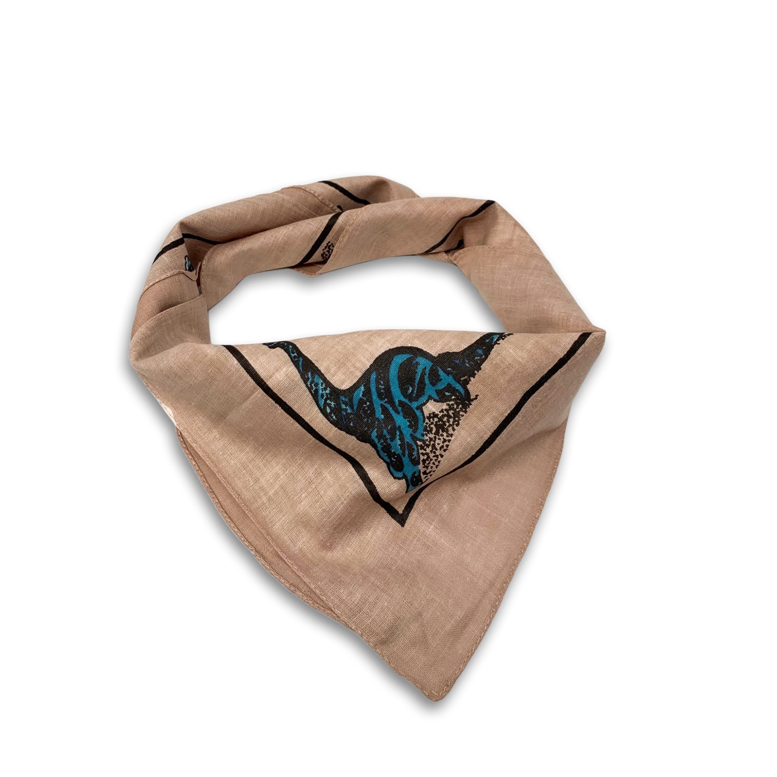 leichte scarf Basic Halstuch Muster halsband 50cm halstücher x Friseurmeister - Dino tücher Creme Schal 50cm