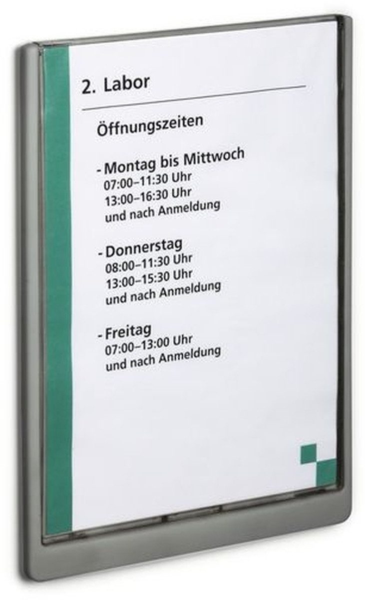 Hinweisschild Türschild A4 graphit