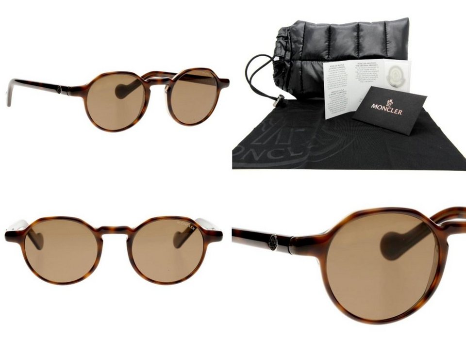MONCLER Sonnenbrille Moncler-Sunglasses-ML0074-52M-Havana