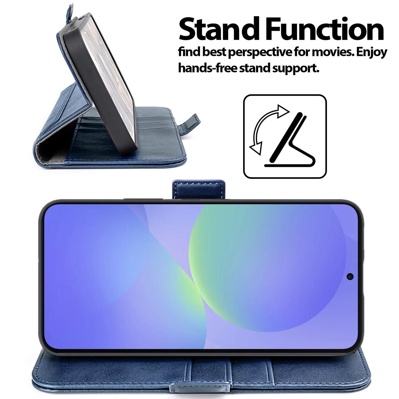 CoolGadget Handyhülle Book Case Elegance Tasche für Samsung Galaxy A37 5G 6,7 Zoll, Hülle Magnet Klapphülle Flip Case für Samsung A37 5G Schutzhülle – Bild 2 von 5