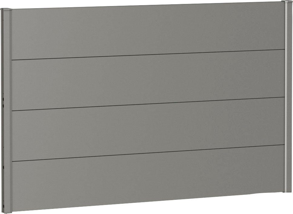 Biohort Sichtschutzelement, 4 Metall-Paneele und 2 Führungsschienen, LxH: 145x91 cm