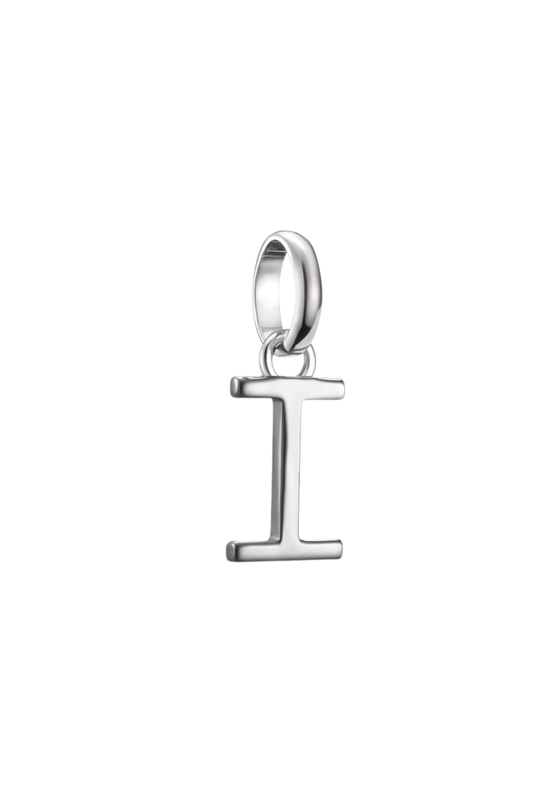 Kettenanhänger Charm-Anhänger Buchstabe I Connect Silber