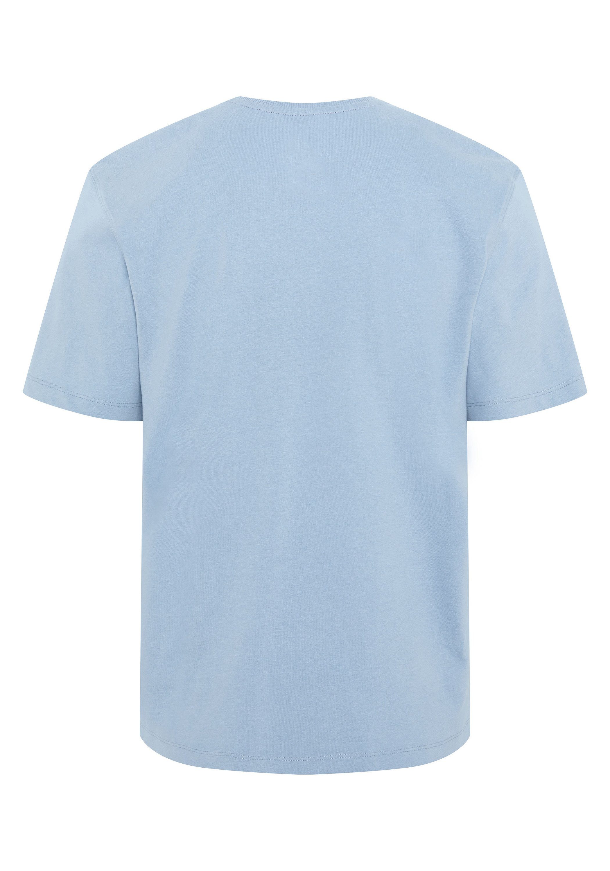 Oklahoma Jeans Print-Shirt mit 16-4013 Ashley Frontprint Blue