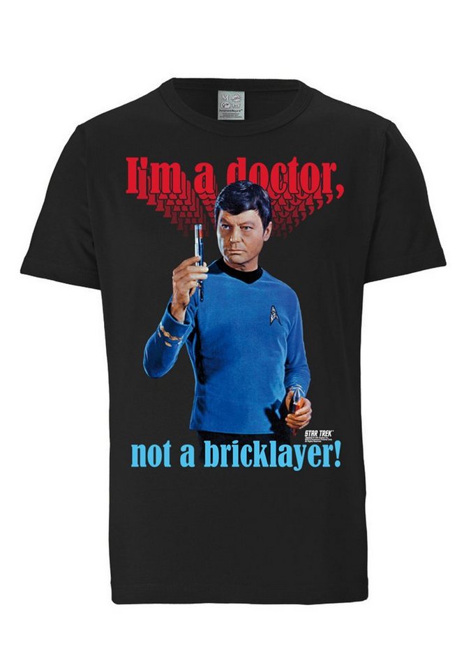 LOGOSHIRT T-Shirt Star Trek - Dr. McCoy mit lizenziertem Print